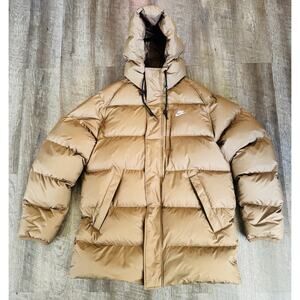 Nike Sportswear Club Puffer Parka Jacket Down Fill Size Medium IB2973-235 New